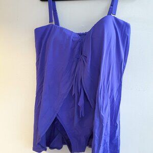 Ralph Lauren purple Tankini size 18W